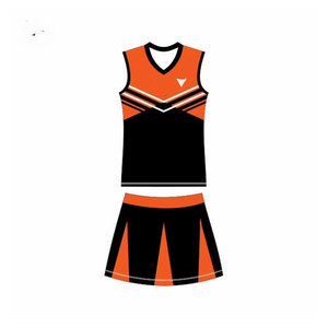 Uniforme de Animadoras de Poliéster Transpirable de Secado Rápido, Talla Grande, Personalizable, Diseño Más Reciente, Superventas - Product Image 1