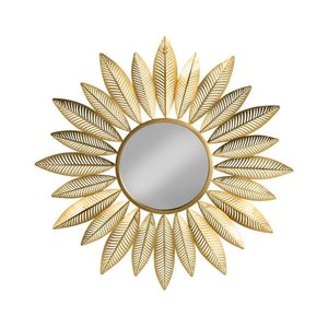 Fancy <b>Decorative</b> High Quality Flower <b>Leaf</b> Design Best Selling Large <b>Wall</b> Mirror for Rooms Top Quality - Product Image 5