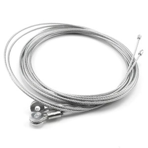 Deux fils de câble de remplacement de 150 \ "pour la porte de rampe de remorque de cargaison fermée 12.5 \" ferme-porte - Product Image 4