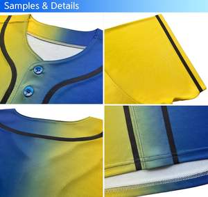 Camiseta de equipo de softbol de béisbol por sublimación de alta calidad, uniforme deportivo personalizado, ropa deportiva atlética para jóvenes escolares - Product Image 3