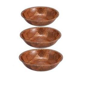 Cuencos de fruta de madera maciza de acacia de grano de madera maciza para exportadores al por mayor, ensaladeras redondas de pieza entera - Product Image 5