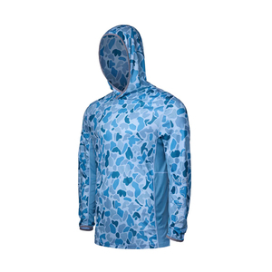 Moda 2025, Jersey de pesca de manga larga para hombre, sudaderas con capucha de verano de secado rápido transpirables, características transpirables de secado rápido, sublimación DTF - Product Image 5