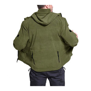Ensemble de survêtement personnalisé 2 pièces pour homme, veste coupe-vent et short, impression numérique de haute qualité pour l'hiver - Product Image 4