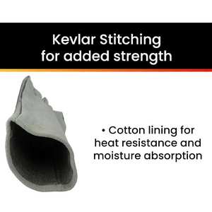 Gants de soudage respirants avec doublure absorbante et compatibles écran tactile, en cuir durable pour soudage à l'arc, plasma et utilisation extérieure (quatre saisons) - Product Image 3