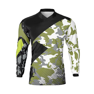 Venta al por Mayor de Camisetas de Motocross Personalizadas, Transpirables, Estampadas, de Manga Larga para Hombre, de Verano, de Alta Calidad - Product Image 3