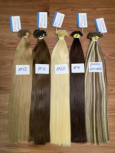 Extensiones de cabello de queratina de punta plana de tendencia caliente cabello humano vietnamita de alta calidad 100 puntas/paquete varios colores - Product Image 3