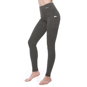Leggings de Compresión para Mujer, Cintura Alta Elástica, Color Sólido, Ecológicos, Duraderos, de Secado Rápido, Ligeros y Transpirables - Product Image 5
