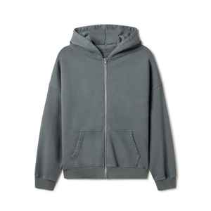 Sweat à capuche unisexe personnalisé pour homme, 100% coton, respirant, anti-rétrécissement, 360GSM, poids lourd, automne, broderie de rue - Product Image 1