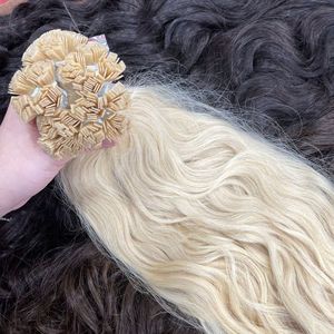 Vietnamese Remy Flat Tips Keratin Hair Extension Blonde Double Drawn High Quality Human Wholesale Price Vietnamese - Product Image 4