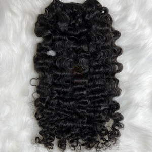 Vente en gros Cheveux vierges alignés avec cuticules Faisceaux de cheveux humains frisés bruts birmans pour fabricant de perruques - Product Image 5