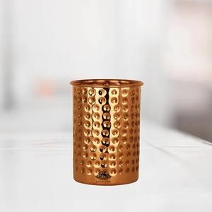 Meilleure qualité cuivre verre élégant fabriqué à la main en laiton verre ensemble qualité cuivre boisson verre en gros métal faizacraft - Product Image 3