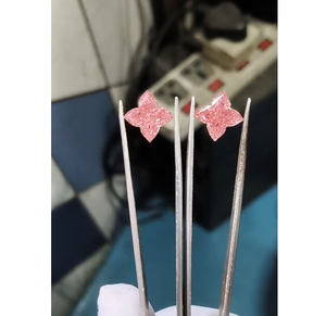 Anillo de Compromiso con Diamante Cultivado en Laboratorio de 5.34ct, Corte Lotus, Rosa Intenso, Claridad VS+, Pulido EX, Dureza 10/10, D Gleam Jewels India - Product Image 3