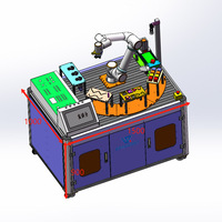 Kit Completo de Robot Colaborativo de 6 Ejes, Paquete Educativo para Entrenamiento con Cámara CCD, PLC, Motor y Caja de Cambios
