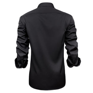 Camisas de Vestir de Negocios de Lino y Algodón de Calidad Profesional para Hombre y Camisas de Vestir Casuales de Alta Calidad con Bolsillo para la Calle - Product Image 2