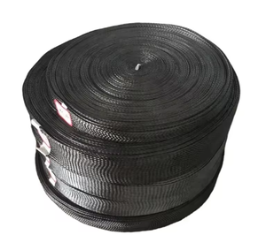 Manchon tressé en fibre de carbone extensible 3K, application à haute température et haute température avec gaine électrique. - Product Image 3