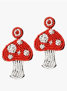 Bow Design Raffia Embroidered Classic Ethnic Silver Plated <b>Handmade</b> <b>Earrings</b> From India for Women and Girls Fashion Jewelry - Product Image 4