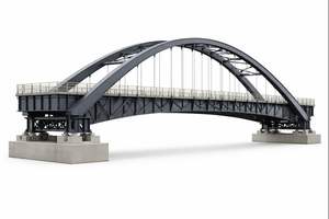 Pont en acier à arche, pont structurel lourd avec services de soudage et de découpe, qualité Q345/Q235 - Product Image 2