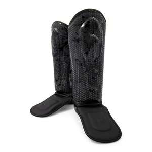 Nouvelles protections professionnelles en cuir pour tibias, protège-jambes épaissis, genouillères et protections de voûte plantaire pour Karaté, Taekwondo, Muay Thai, Kickboxing - Product Image 3