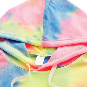 Alta calidad nueva moda Otoño mujer Color sólido Crop Top sudaderas con capucha Crop Top Sudadera con capucha casual streetwear Drop Shoulder Hoodies - Product Image 5