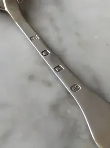 Cuchara de boda de diseño Simple de acero inoxidable hecha a mano de La India para postres, utensilios de cocina, restaurante, juegos de cucharas de comida de mesa - Product Image 3