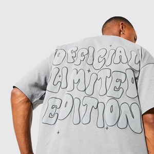 2025 personnalisé hommes 100% coton surdimensionné T-Shirt coupe ajustée haut court Street Style motif Photo impression poids lourd tendance - Product Image 5