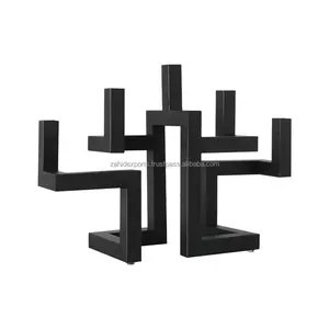 Bougeoir décoratif moderne pour la décoration de table à manger, bougeoir en métal fait à la main pour la décoration de fête, utilisation pour les activités religieuses - Product Image 1