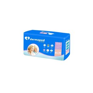 Couches pour adultes Dermaped Taille XL Super absorbantes en tissu non tissé avec canaux anti-fuites 3D Réutilisables Lot de 30 - Product Image 1