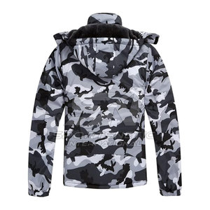 เสื้อแจ็คเก็ตสกีสำหรับผู้ชายที่ให้ความอบอุ่น พร้อมฮู้ดปรับได้และซับในเก็บความร้อน เหมาะสำหรับการเล่นสกี สโนว์บอร์ด และการเดินป่า - Product Image 2