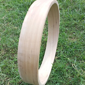 Tambor chamánico de madera de Sauce de 18 "con cabeza de piel transparente Estilo de percusión manual Tambor de transporte de aro de metal - Product Image 2