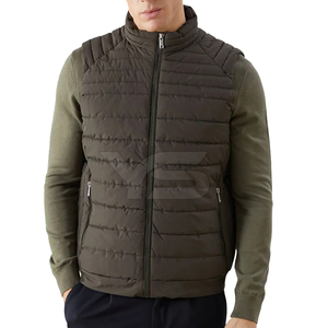 Veste matelassée sans manches pour homme Veste bulle extérieure légère et tendance avec option multicolore - Product Image 6