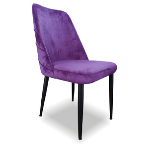 Cardif Best-seller Chaise de salle à manger au design moderne avec pieds en métal de haute qualité disponible en tissu cuir pour la maison, le bureau et la villa - Product Image 3