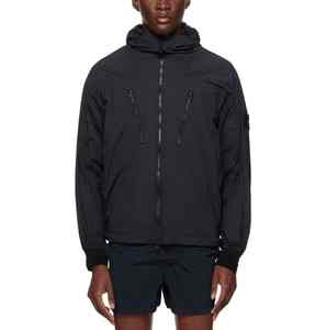 Veste de sport matelassée à capuche unisexe avec logo personnalisé, imperméable, pour l'extérieur, style décontracté, vente en gros - Product Image 1
