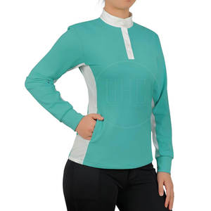 เสื้อขี่ม้าแขนยาวของผู้หญิงเสื้อรัดรูปสำหรับขี่ม้า - Product Image 2