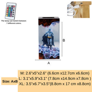 Custom Epoxy <b>Lamp</b>, Epoxy Resin <b>Lamp</b>, Custom Epoxy Resin <b>Lamp</b>, Resin Wood Art <b>Lamp</b>, Custom Night Light, Handmade Gift, Birthday - Product Image 4