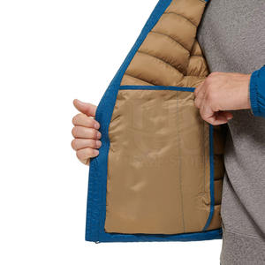 Blouson matelassé pour homme le plus vendu, à capuche, respirant, rembourrage 100 % fibre de polyester, service OEM, vente en gros, Pakistan, haute qualité - Product Image 5