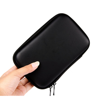 Étui pour accessoires électroniques, sac de transport compact pour batteries externes, chargeurs, câbles et téléphones mobiles - Étui uniquement