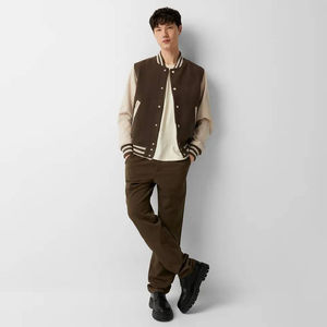 Vestes universitaires pour hommes de qualité supérieure, best-seller, logo personnalisé, design embossé sur le devant, streetwear, printemps - Product Image 5