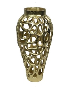 Jarrón de metal de bajo precio, gran venta de alta calidad, decoración del hogar y mesa para dormitorio, sala de estar, uso de bodas. - Product Image 4