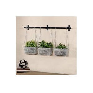 Jardinière murale suspendue de qualité supérieure Pot élégant unique pour exposer les plantes et améliorer l'ambiance intérieure et extérieure - Product Image 4