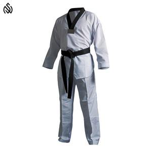 Meilleure vente uniforme de Taekwondo avec logo personnalisé uniforme d'arts martiaux fabriqué en usine jiu jitsu kimono uniforme de Taekwondo - Product Image 3