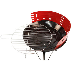 Barbecue rond au charbon de bois 30 cm, finition rouille - Product Image 5
