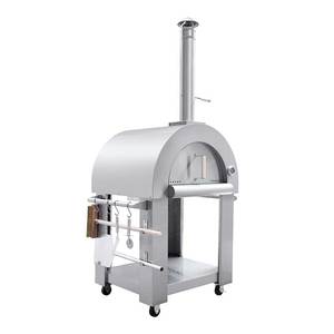 <span class=keywords><strong>Four</strong></span> à <span class=keywords><strong>pizza</strong></span> en <span class=keywords><strong>bois</strong></span> HPO01S-1 (430 SS) : 0,48 ㎡   Chariots mobiles pour les rassemblements sur la terrasse - Product Image 2