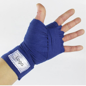 Envolturas de mano de boxeo personalizadas de alta calidad de algodón con envolturas de mano rápidas elásticas e impresión de logotipos - Product Image 6