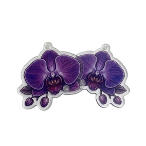 Pinzas para Extensión de Pestañas de Acero Inoxidable GETUP BROSONS IMPEX, Kit de Pinzas para Pestañas con Diseño de Orquídea Phalaenopsis, Antiestáticas - Product Image 4