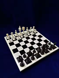 Latest <b>Theme</b> Handmade Buffalo Bone <b>Chess</b> <b>Set</b> Pieces for Unisex Playing by Crescent Crafts - Product Image 2