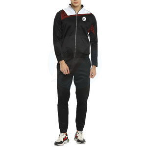 Combinaison de jogging légère Premium pour hommes avec impression de logo personnalisé Ensembles respirants pour la saison printanière - Product Image 1