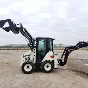 Chargeur compact HIDROMEK HMK62SS d'occasion 2018, mini-chargeur rétrocaveuse, moteur Caterpillar, chargeur de tracteur avec roulement Moog, boîte de vitesses, pompe, 9 tonnes, 37 kW - Product Image 1