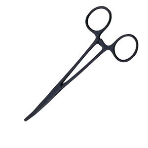 Pince à moustiques chirurgicale incurvée de 5.5 pouces pince de salle de chirurgie en acier allemand enduite de couleur noire - Product Image 4