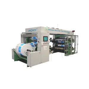 Máquina de impresión flexográfica automática de carrete a carrete
