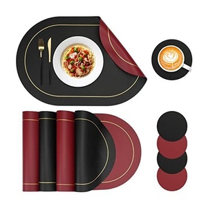 Tapetes y almohadillas de cuero para mesa de comedor y decoración de escritorio, tapetes de cuero para mesa de comedor al por mayor - Product Image 3